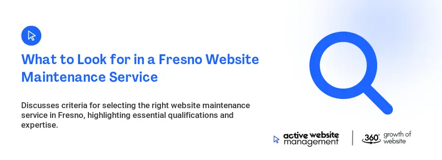 What to Look for in a Fresno Website Maintenance Service
