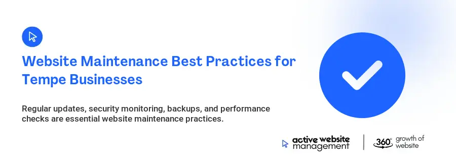 Website Maintenance Best Practices for Tempe Businesses