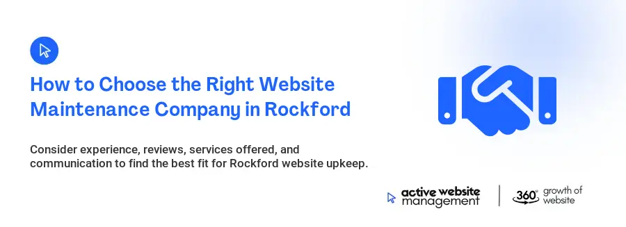 How to Choose the Right Website Maintenance Company in Rockford