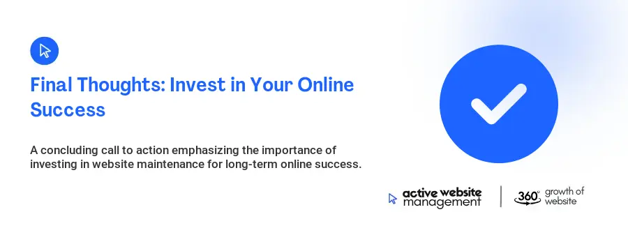 Final Thoughts: Invest in Your Online Success