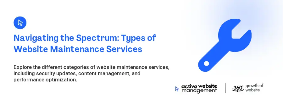 Navigating the Spectrum: Types of Website Maintenance Services