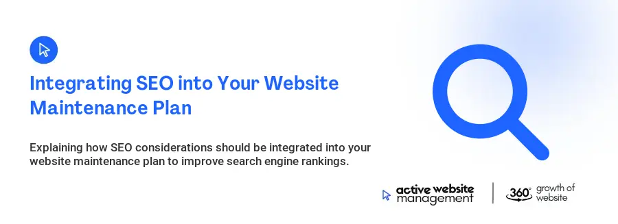 Integrating SEO into Your Website Maintenance Plan Integrating SEO into Your Website Maintenance Plan