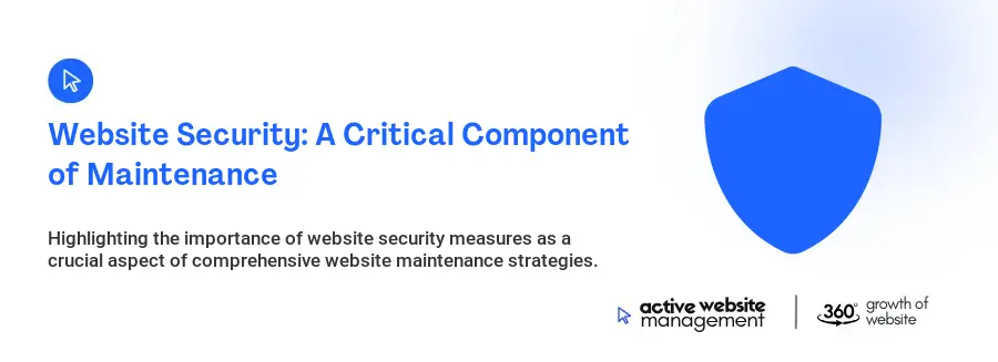 Website Security: A Critical Component of Maintenance Website Security: A Critical Component of Maintenance