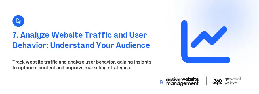 7. Analyze Website Traffic and User Behavior: Understand Your Audience