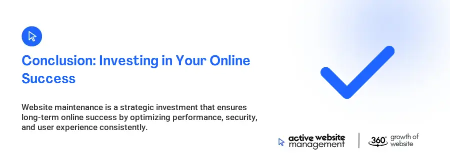 Conclusion: Investing in Your Online Success