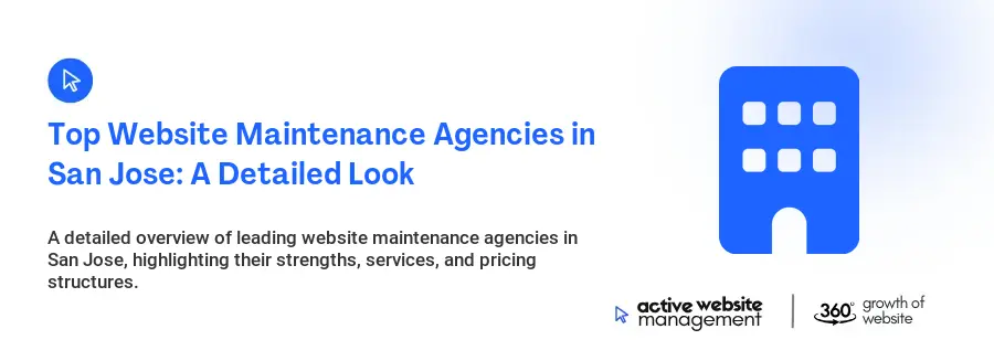 Top Website Maintenance Agencies in San Jose: A Detailed Look