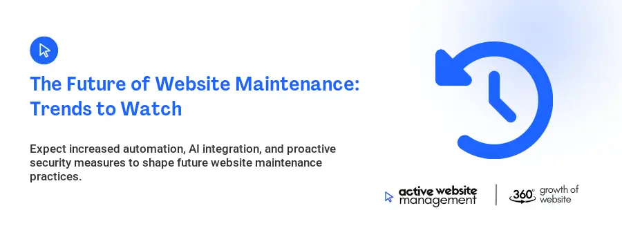 The Future of Website Maintenance: Trends to Watch