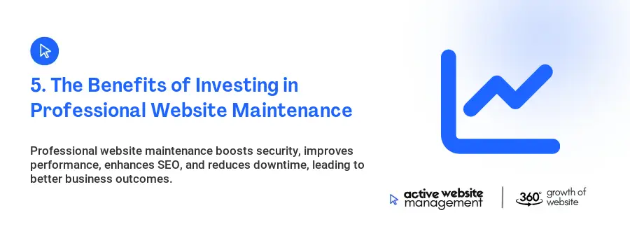 5. The Benefits of Investing in Professional Website Maintenance