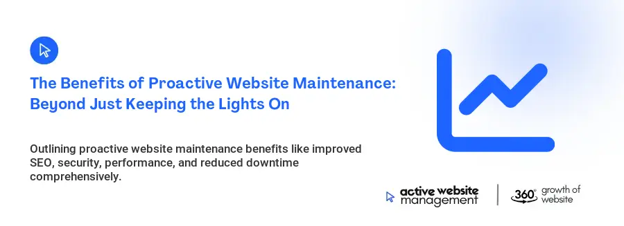 The Benefits of Proactive Website Maintenance: Beyond Just Keeping the Lights On