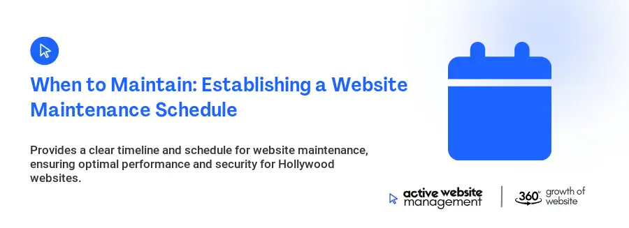 When to Maintain: Establishing a Website Maintenance Schedule