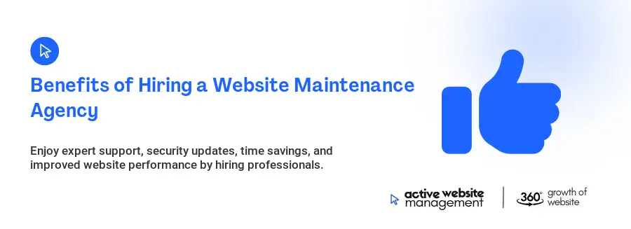 Benefits of Hiring a Website Maintenance Agency