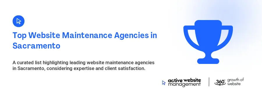 Top Website Maintenance Agencies in Sacramento