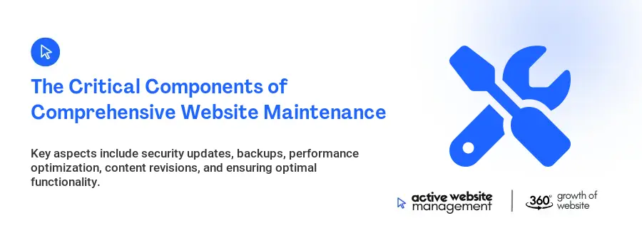 The Critical Components of Comprehensive Website Maintenance