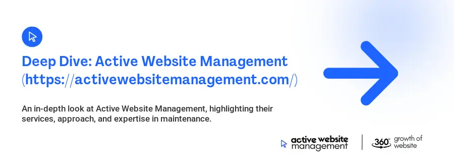 Deep Dive: Active Website Management (https://activewebsitemanagement.com/)