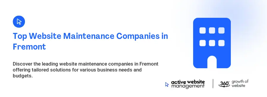 Top Website Maintenance Companies in Fremont