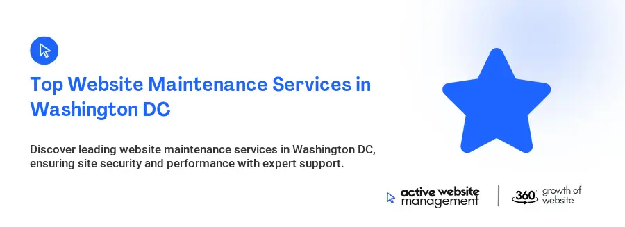 Top Website Maintenance Services in Washington DC