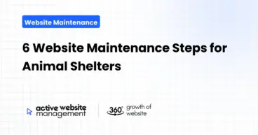 6 Website Maintenance Steps for Animal Shelters