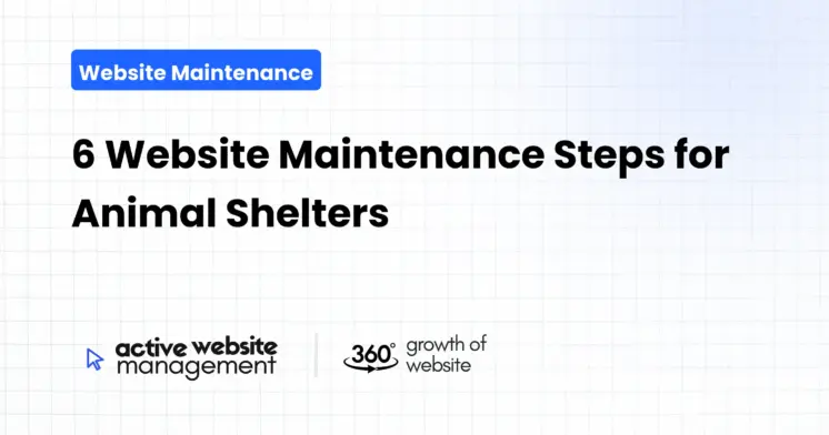 6 Website Maintenance Steps for Animal Shelters