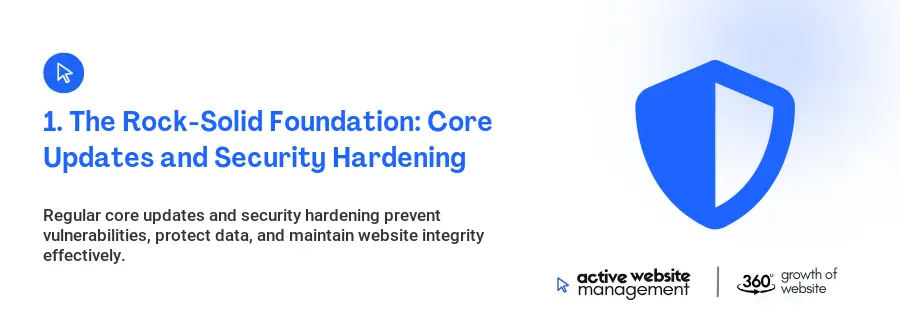 1. The Rock-Solid Foundation: Core Updates and Security Hardening 1. The Rock-Solid Foundation: Core Updates and Security Hardening