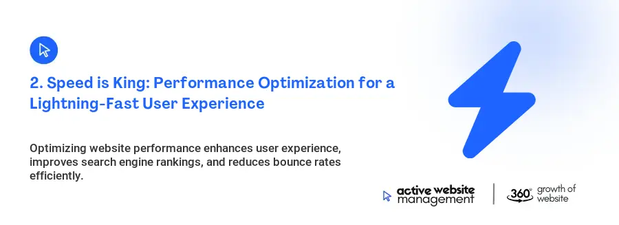 2. Speed is King: Performance Optimization for a Lightning-Fast User Experience 2. Speed is King: Performance Optimization for a Lightning-Fast User Experience
