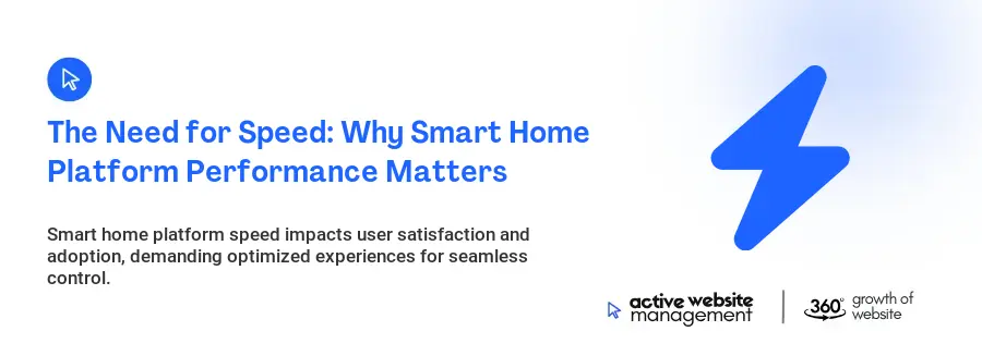 The Need for Speed: Why Smart Home Platform Performance Matters