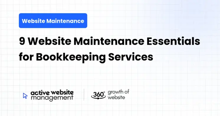 9 Website Maintenance Essentials for Bookkeeping Services