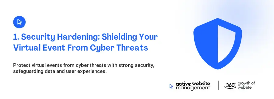 1. Security Hardening: Shielding Your Virtual Event From Cyber Threats