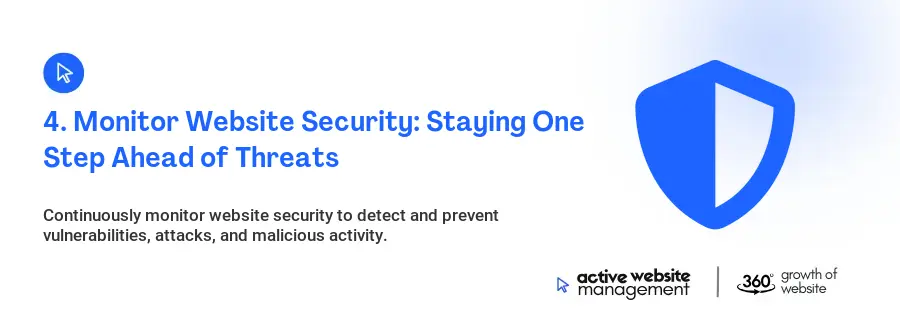 4. Monitor Website Security: Staying One Step Ahead of Threats