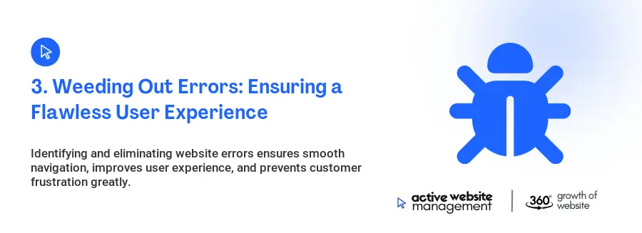 3. Weeding Out Errors: Ensuring a Flawless User Experience