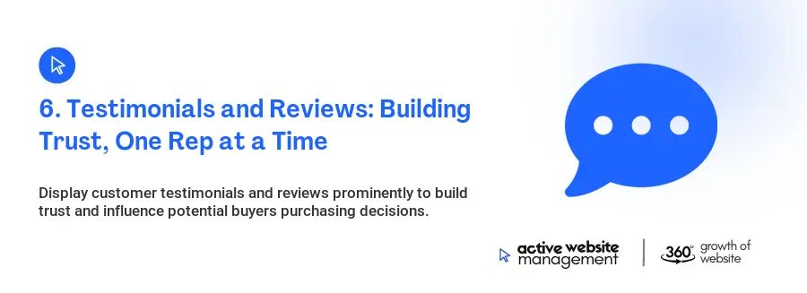 6. Testimonials and Reviews: Building Trust, One Rep at a Time