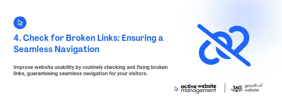 4. Check for Broken Links: Ensuring a Seamless Navigation