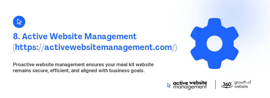 8. Active Website Management (https://activewebsitemanagement.com/)