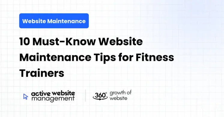 10 Must-Know Website Maintenance Tips for Fitness Trainers