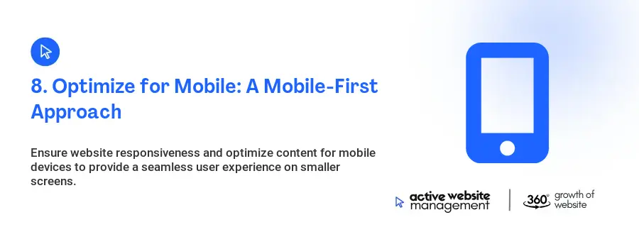 8. Optimize for Mobile: A Mobile-First Approach