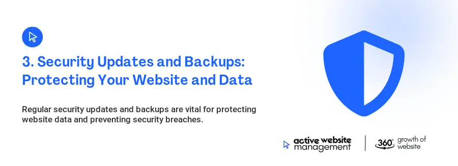 3. Security Updates and Backups: Protecting Your Website and Data