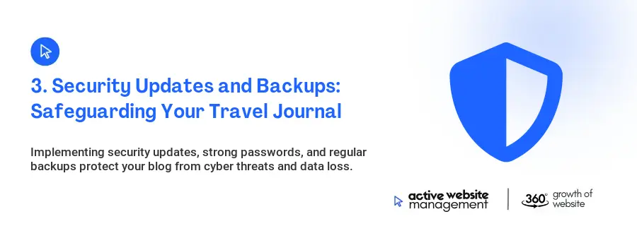 3. Security Updates and Backups: Safeguarding Your Travel Journal