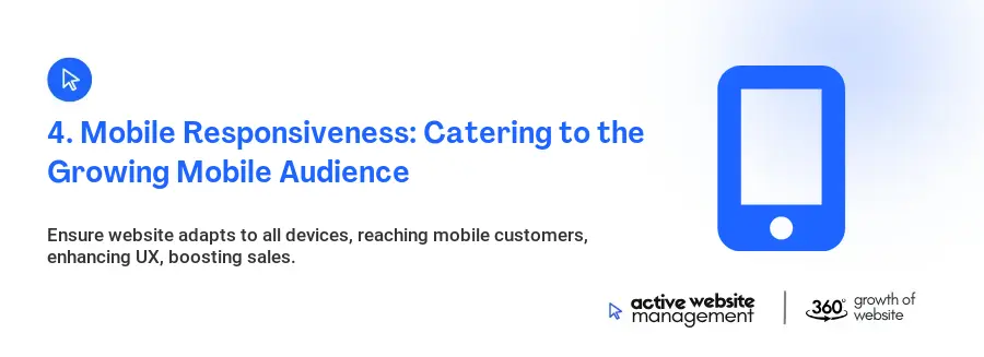 4. Mobile Responsiveness: Catering to the Growing Mobile Audience