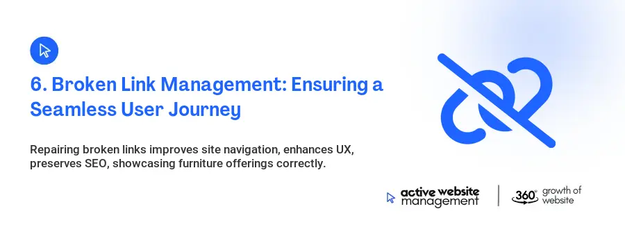 6. Broken Link Management: Ensuring a Seamless User Journey