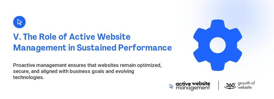 V. The Role of Active Website Management in Sustained Performance