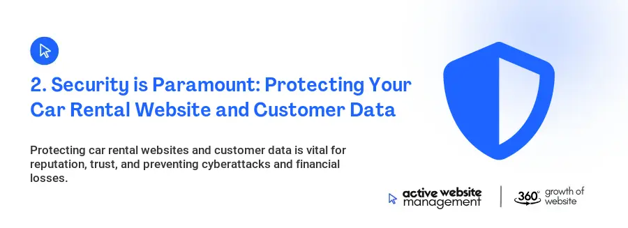 2. Security is Paramount: Protecting Your Car Rental Website and Customer Data
