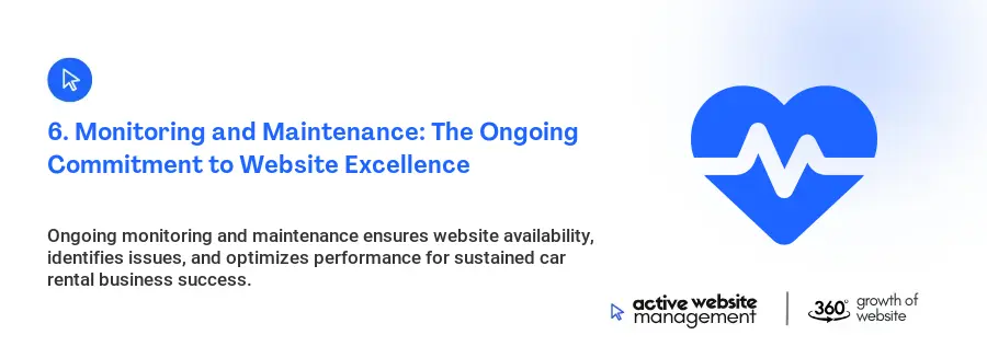 6. Monitoring and Maintenance: The Ongoing Commitment to Website Excellence