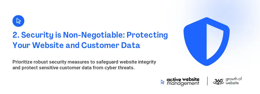 2. Security is Non-Negotiable: Protecting Your Website and Customer Data