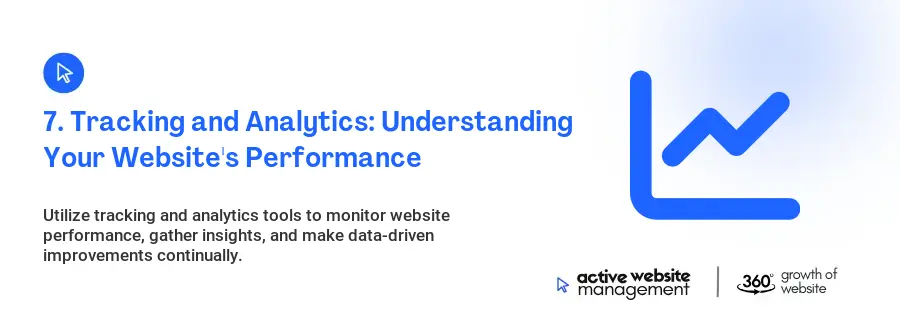 7. Tracking and Analytics: Understanding Your Website's Performance