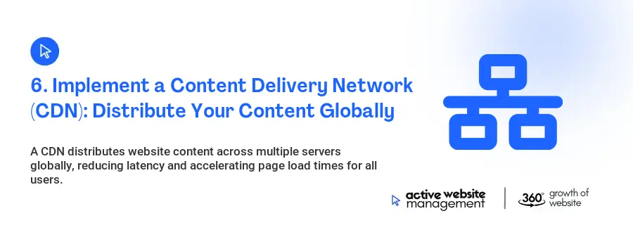 6. Implement a Content Delivery Network (CDN): Distribute Your Content Globally 6. Implement a Content Delivery Network (CDN): Distribute Your Content Globally