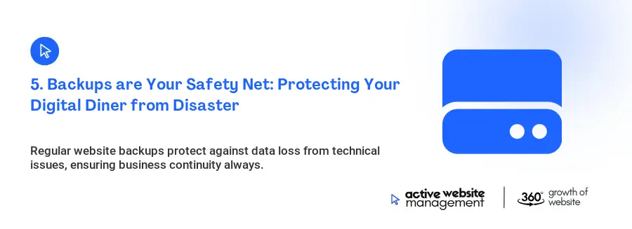 5. Backups are Your Safety Net: Protecting Your Digital Diner from Disaster