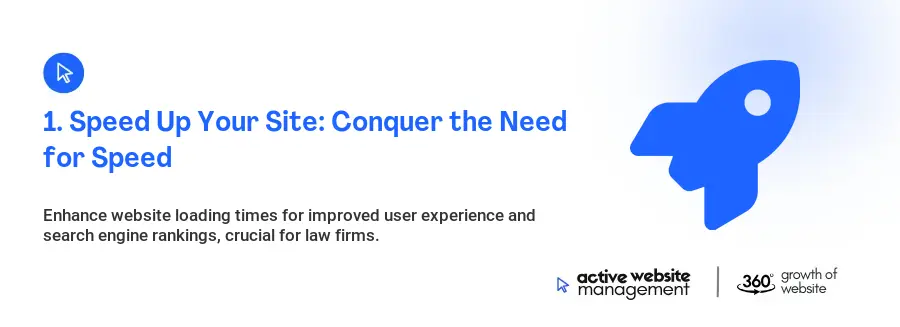 1. Speed Up Your Site: Conquer the Need for Speed
