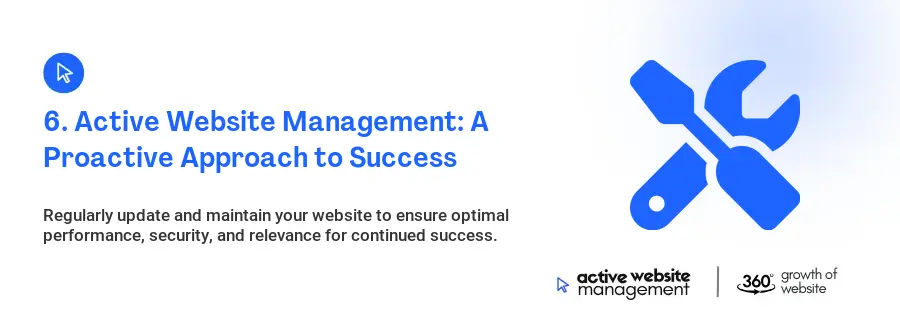 6. Active Website Management: A Proactive Approach to Success