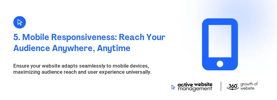 5. Mobile Responsiveness: Reach Your Audience Anywhere, Anytime