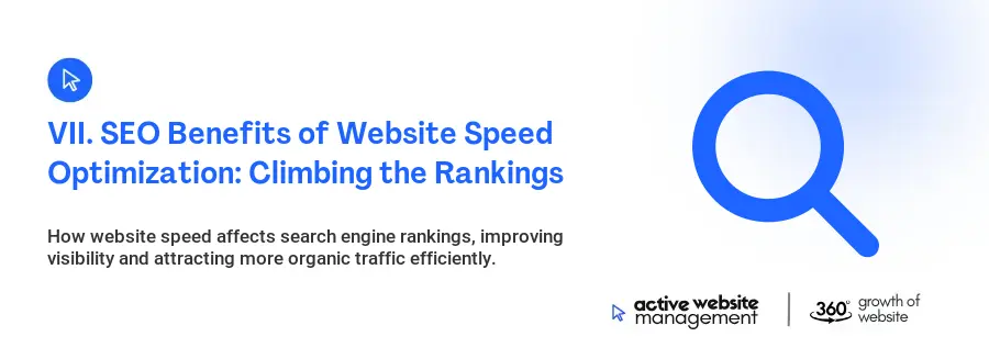 VII. SEO Benefits of Website Speed Optimization: Climbing the Rankings