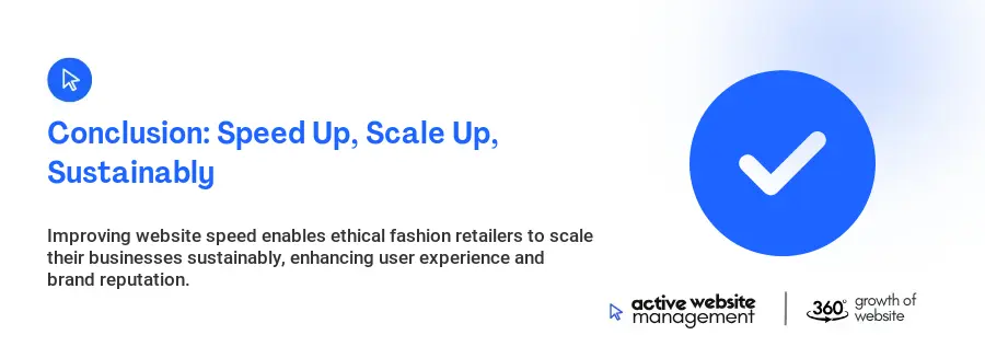 Conclusion: Speed Up, Scale Up, Sustainably